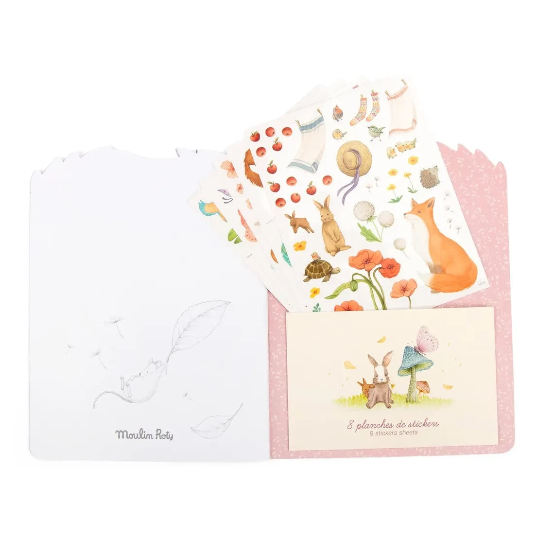 Moulin Roty - Sticker Kitabı - Les Rosalies