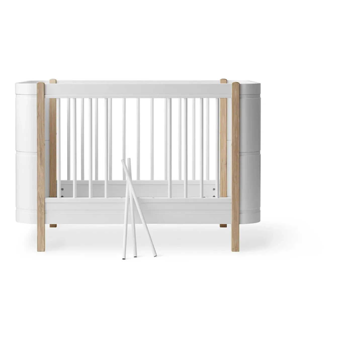 Oliver Furniture - Oak Ahşap Mini+ beşik yatağı, junior kit hariç