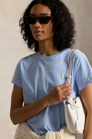 Polo Ralph Lauren pamuk basic kadın tişört COTTON JERSEY-KNT-T-SHIRT