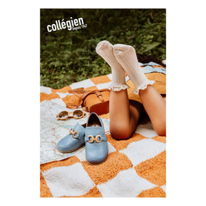 Collégien - Annette Dantelli Fırfırlı Çoraplar | Natural