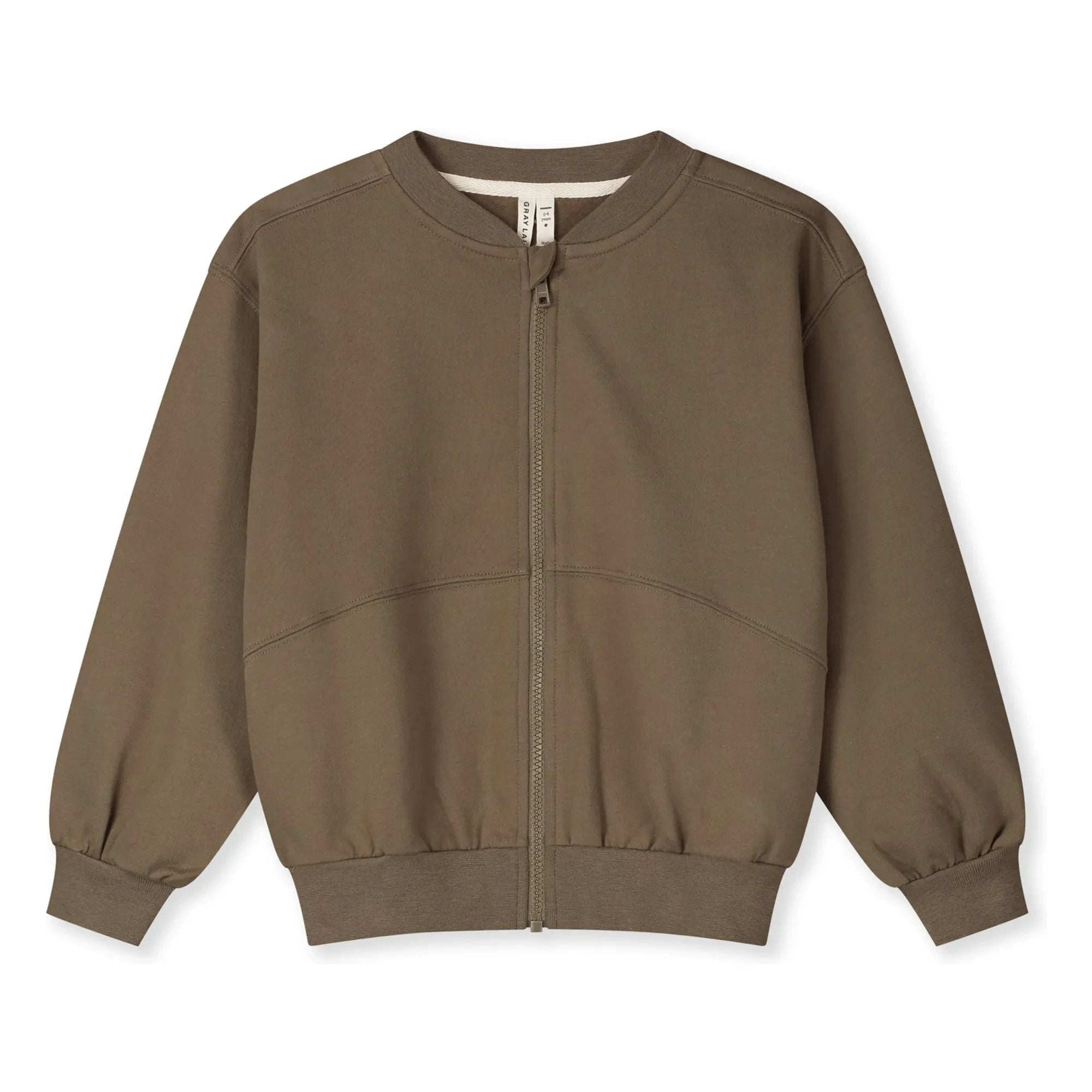 Gray Label - Organic Cotton Bomber Jacket | Khaki Brown