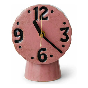 HKliving - Retro seramik saat | Pembe
