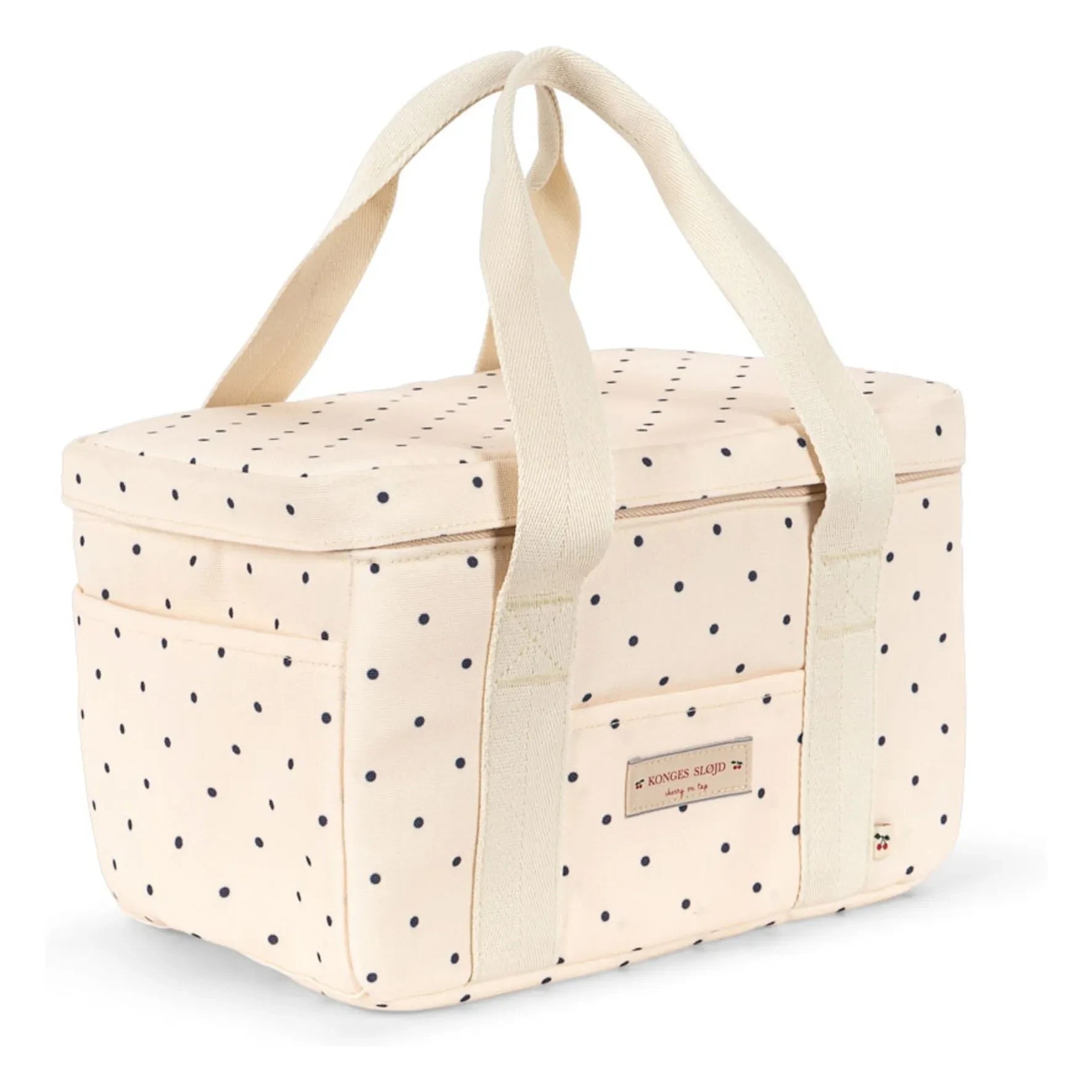 Konges Sløjd - Carl Navy Dots Kühltasche | Beige