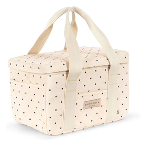 Konges Sløjd - Carl Navy Dots Kühltasche | Beige