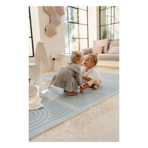 Toddlekind - Doğrusal modüler oyun matı | Gri mavi