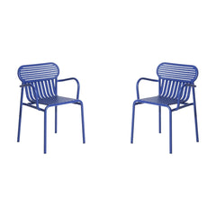Petite Friture - Short-Sleeved Weekend Chairs - Set of 2 | Blue