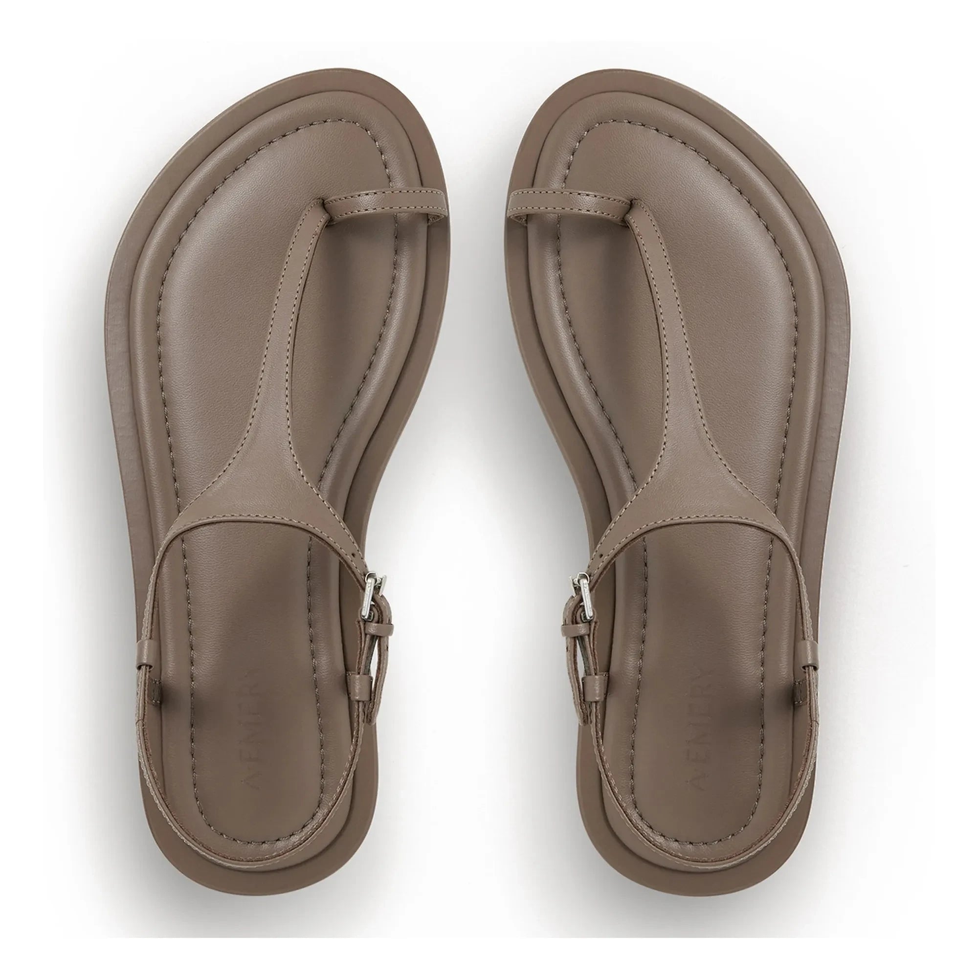 A. Emery - Alta Sandals | Dark tan brown
