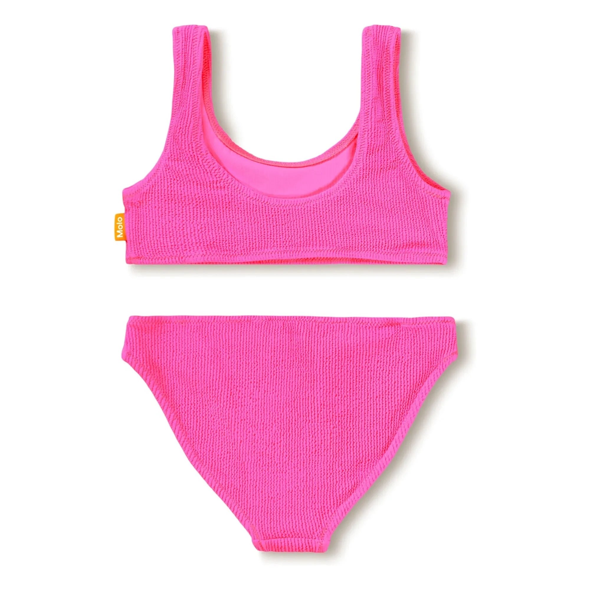 Molo - Gerippter Badeanzug Nola Crepe aus recycelter Faser | Fuchsia