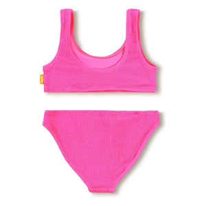 Molo - Gerippter Badeanzug Nola Crepe aus recycelter Faser | Fuchsia