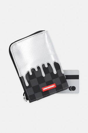 Sprayground - Silver Faux Leather Wallet 910W8931NSZ