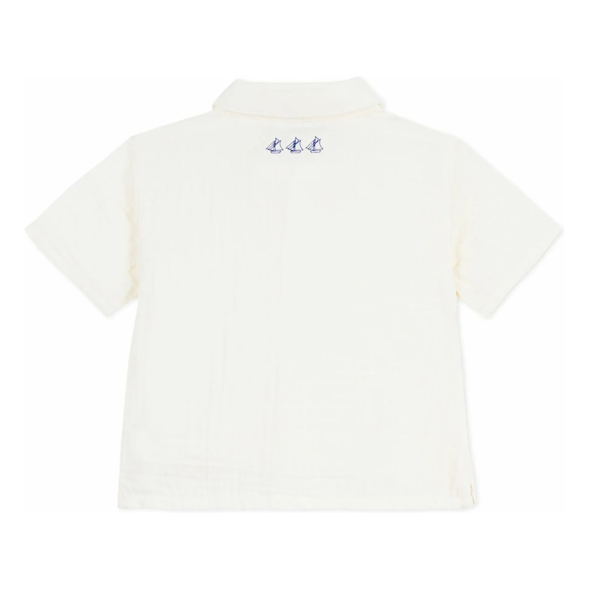Petit Bateau - Organic Cotton Gingham Shirt | White