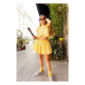 Louis Louise - Striped Opera Skirt | Yellow