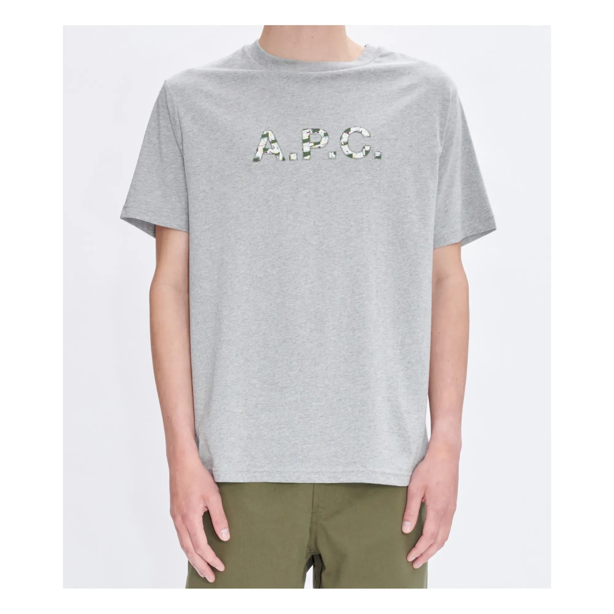 A.P.C. - Willow Organic Cotton T-Shirt | Grey Melange