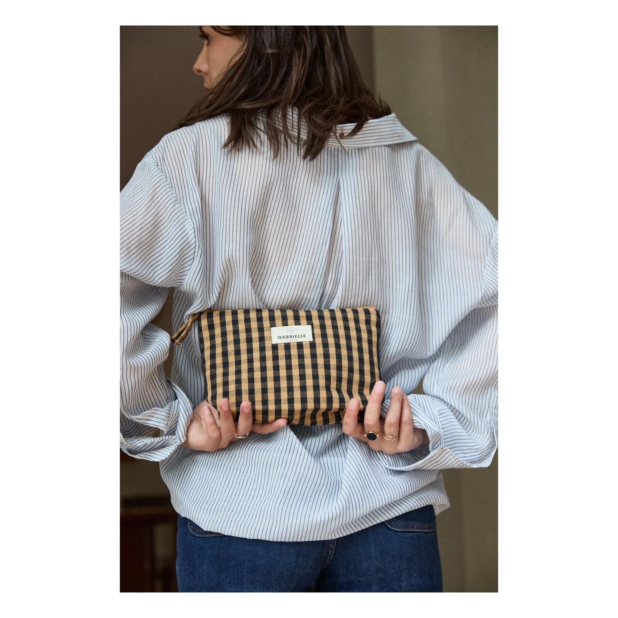 Gabrielle Paris - Vichy Bag | Brown