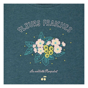 Bonpoint - Cyana organic cotton T-shirt | Emerald green