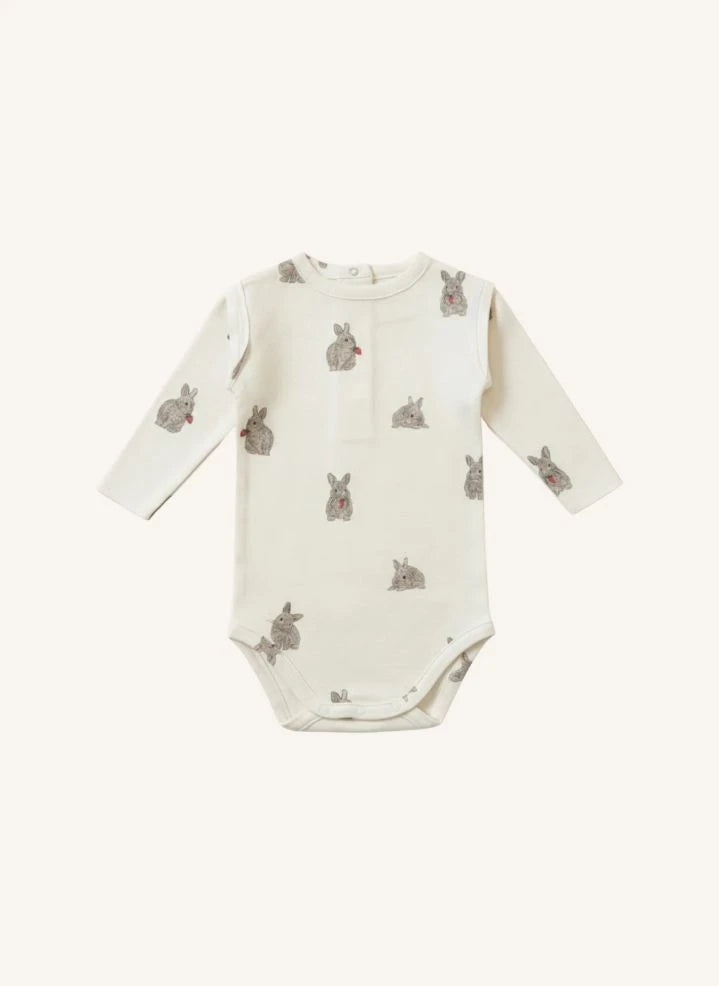 Studio Bohème - Lala Rabbits Organische Baumwollbody | Ecru