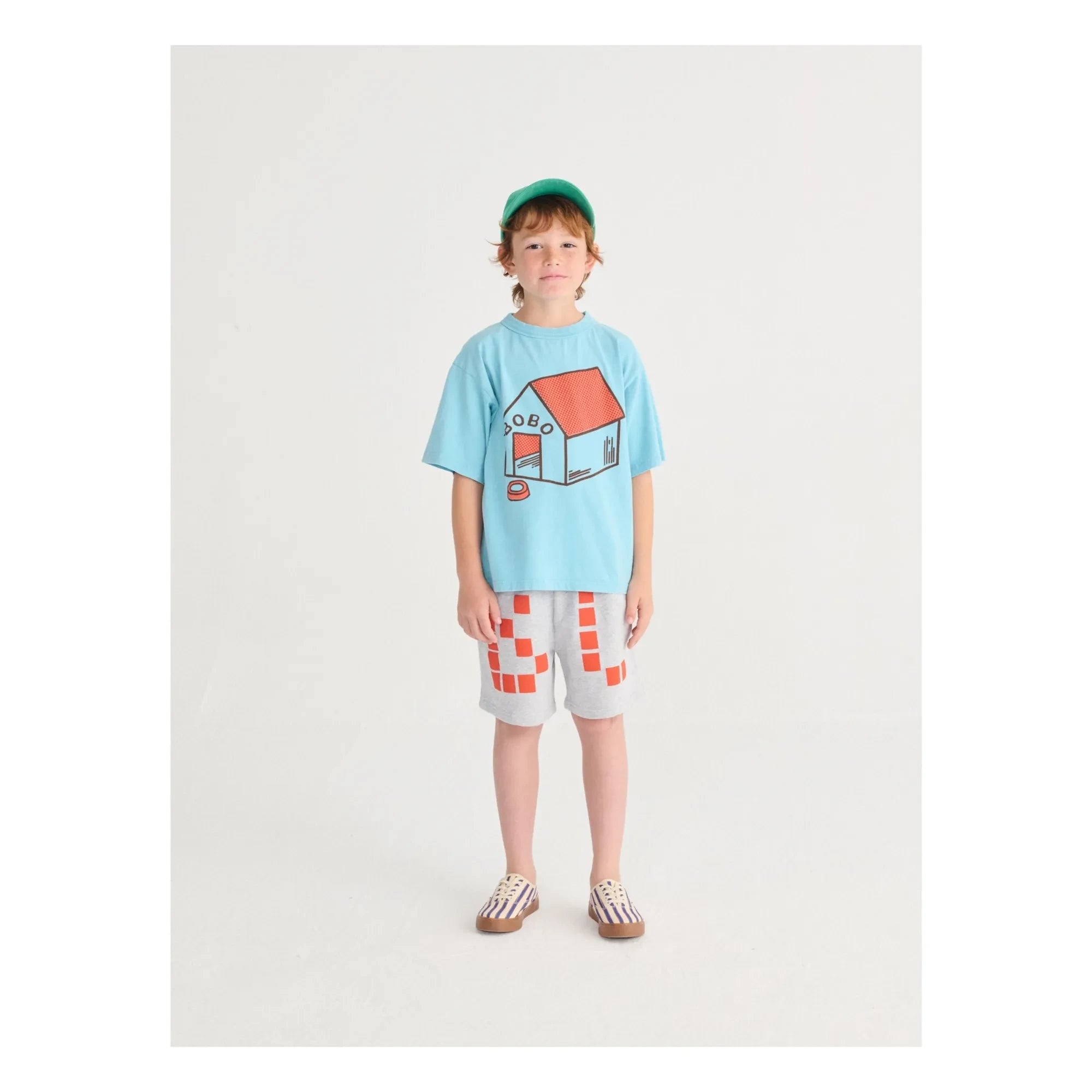 Bobo Choses - Niş organik pamuklu T-shirt | Mavi