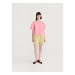 Bobo Choses - Spicy Window Bambula Pamuk Şort | Sarı