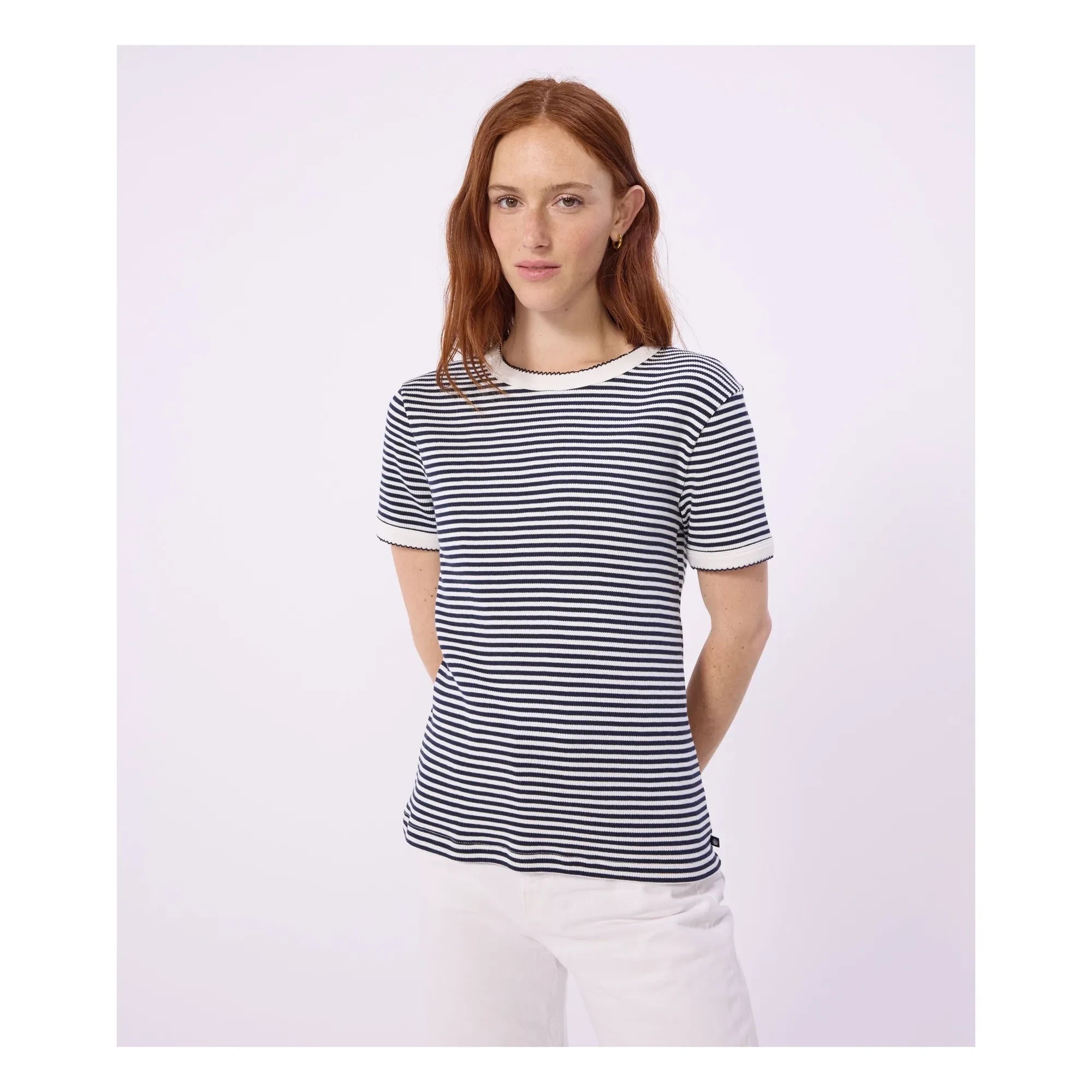 Petit Bateau - Iconic Striped T-Shirt | Navy Blue