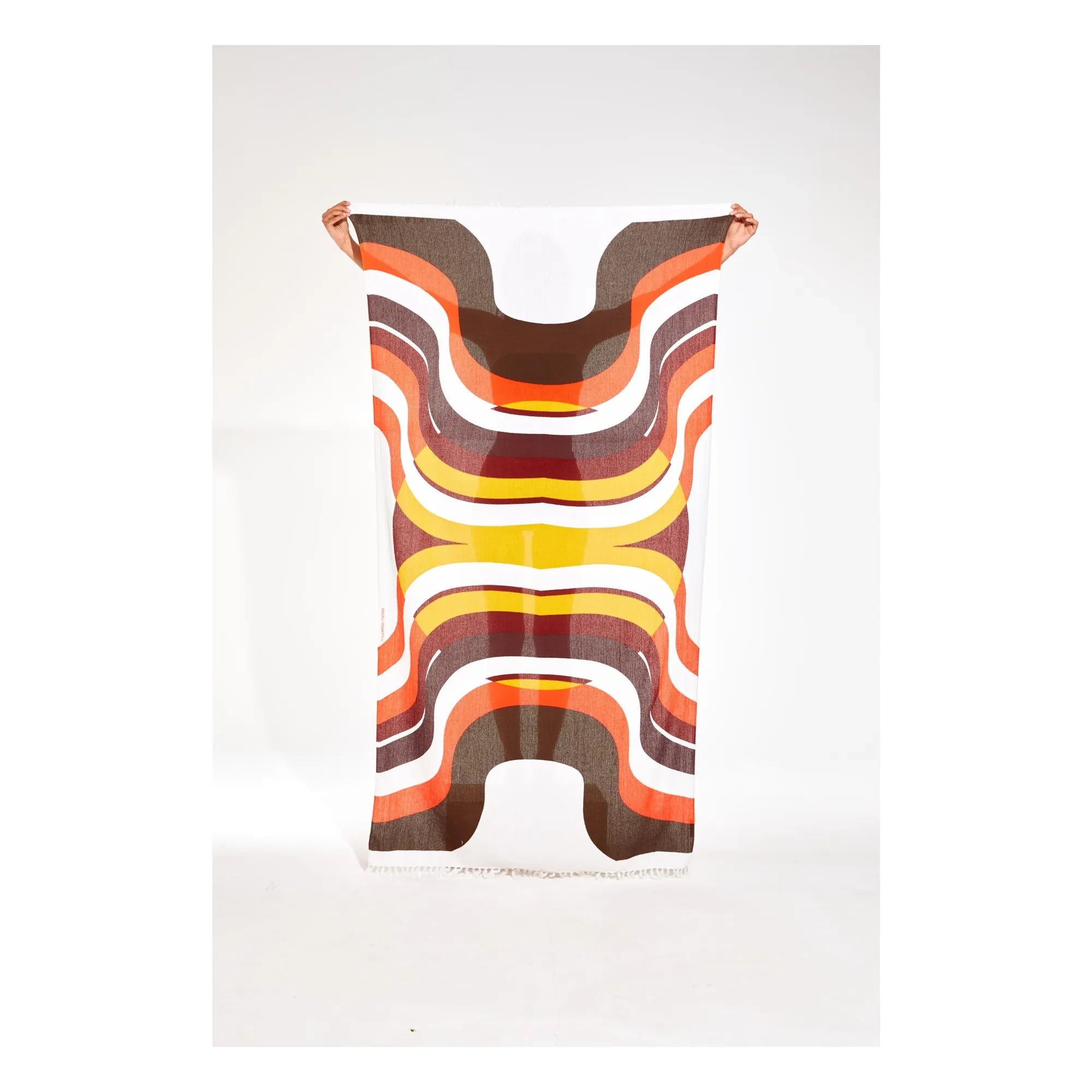 Mapoésie - Halo Beach Towel | Copper Red