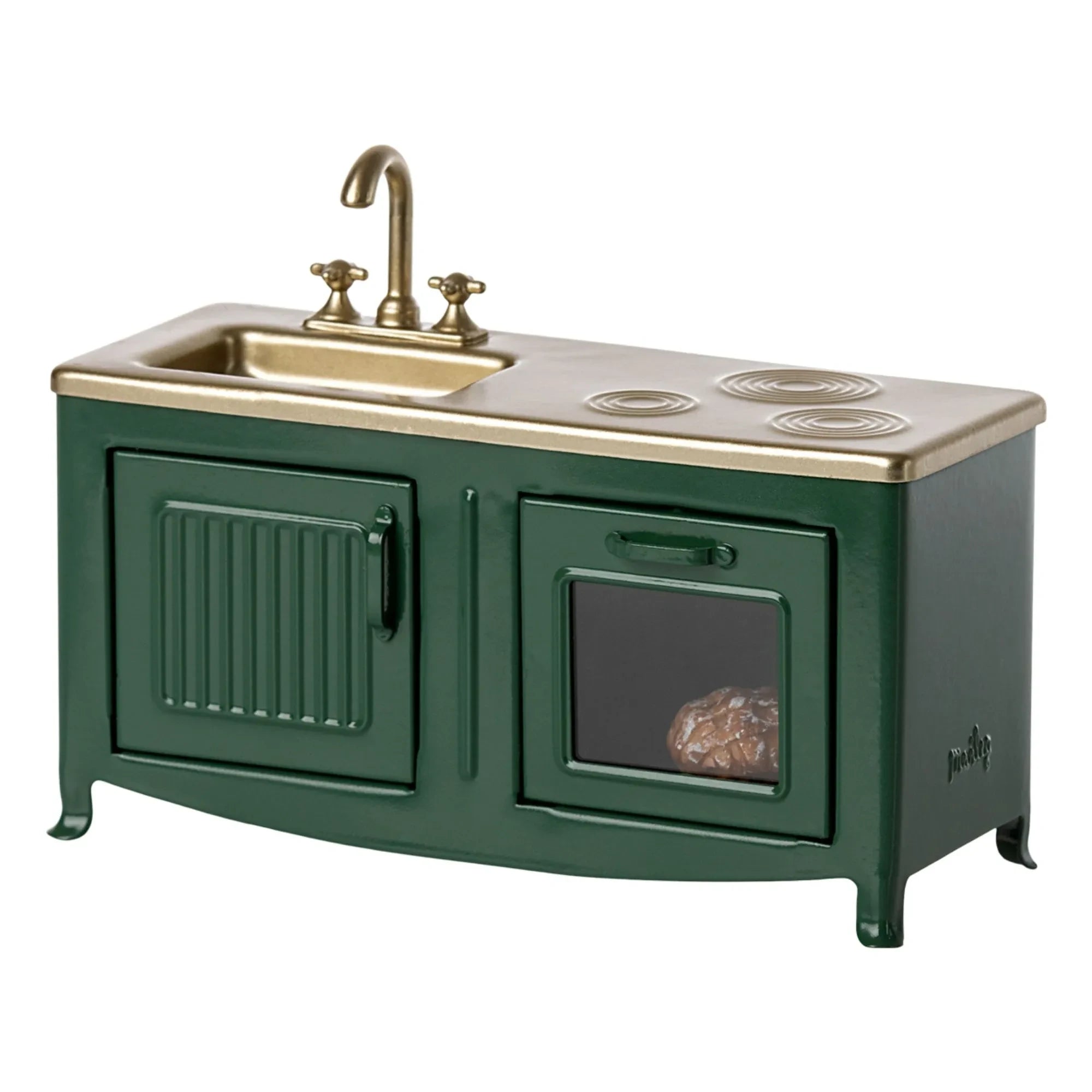 Maileg - Metal kitchen cabinet | Dark green