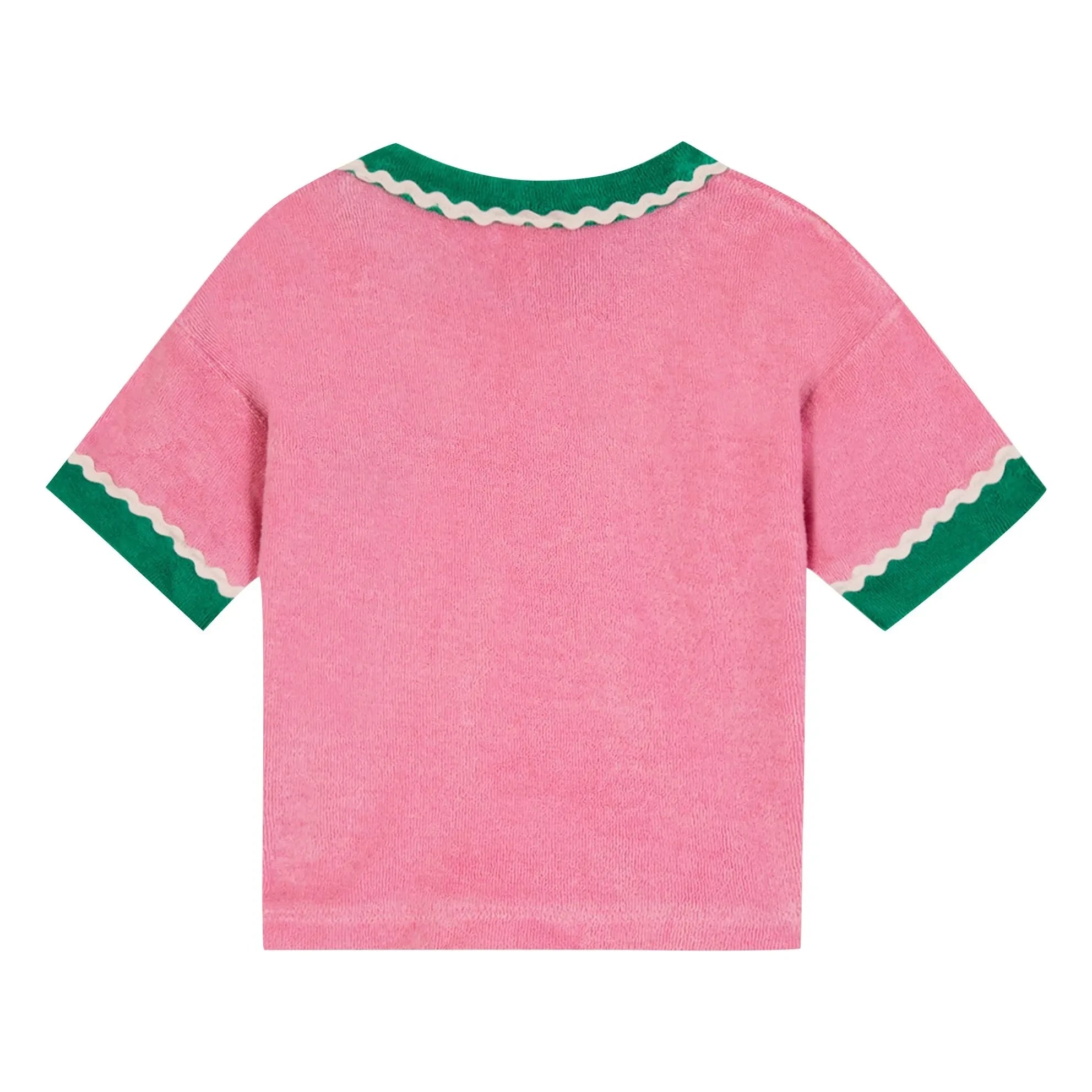 Bonton - Livia Baby Schwamm T-Shirt | Zuckerrosa