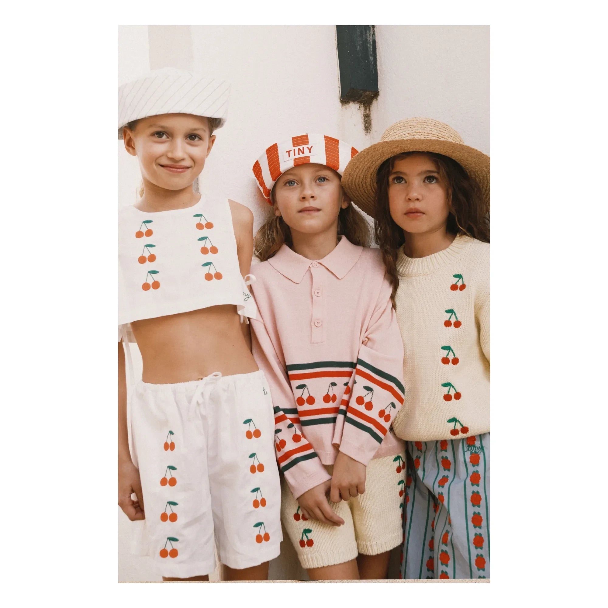 Tinycottons - Top Cerises | Beyaz