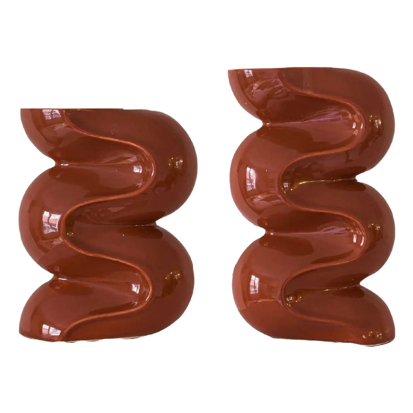 Cosin - Ganache mumluklar - 2'li set | Terracotta