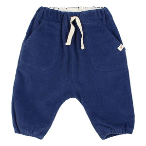 Búho - Soft Velours Organik Pamuk Pantolon | Lacivert