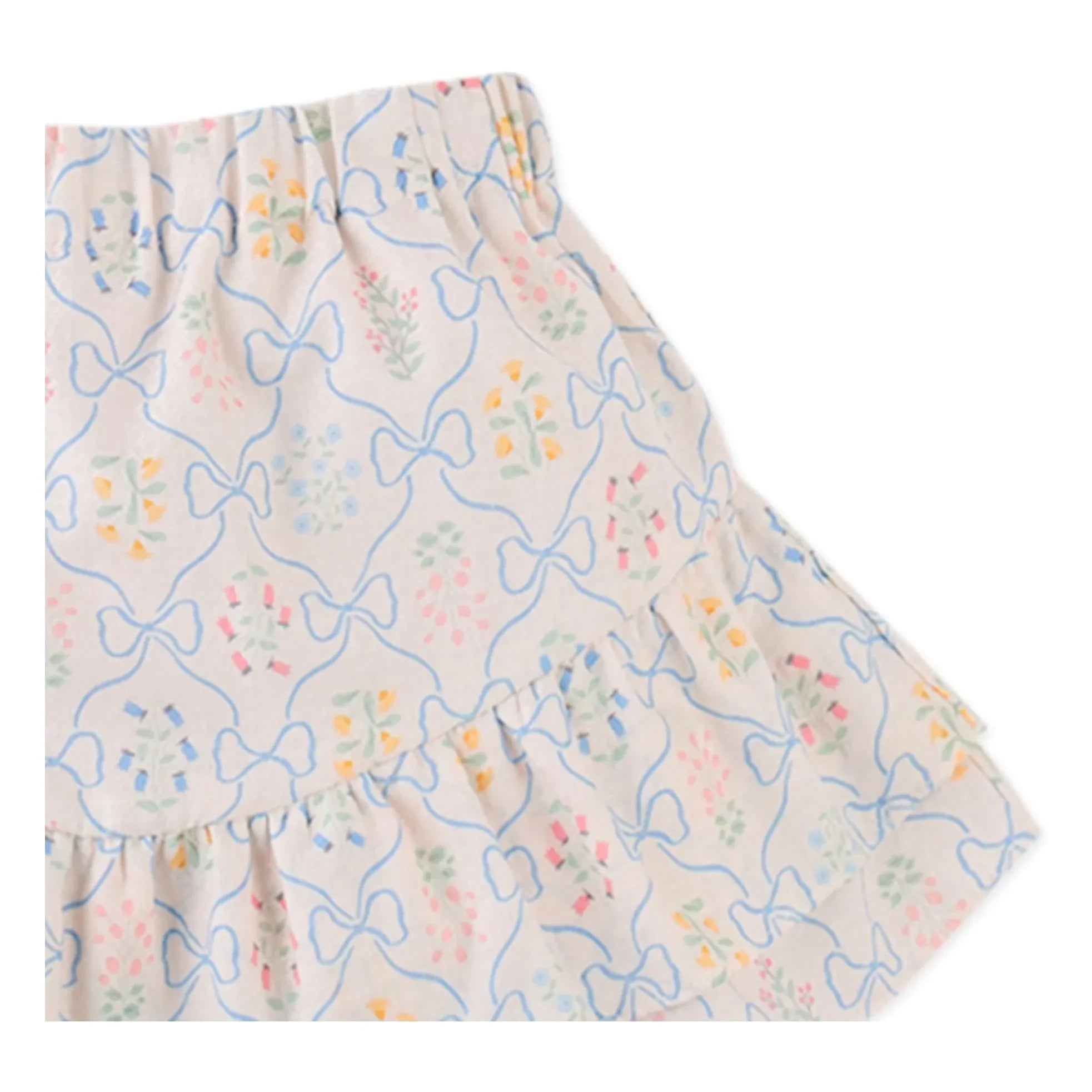 Gingersnaps - Theresa Ruffle Detailed Short Skirt | Ecru