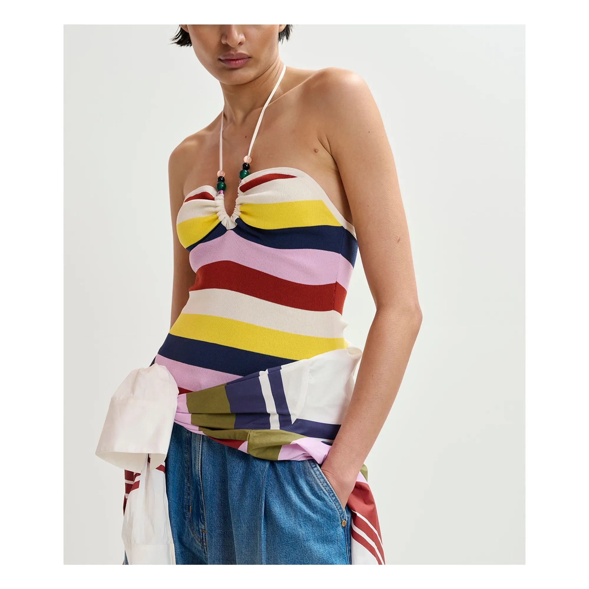 Essentiel Antwerp - Top Jellie | Krem