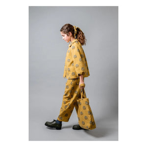 birinit - Arboleda Blumenhose aus Bio-Baumwolle | Gelb