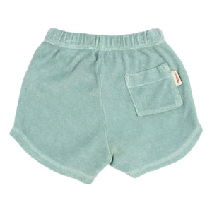 Búho - Bademantel-Shorts | Grünes Wasser