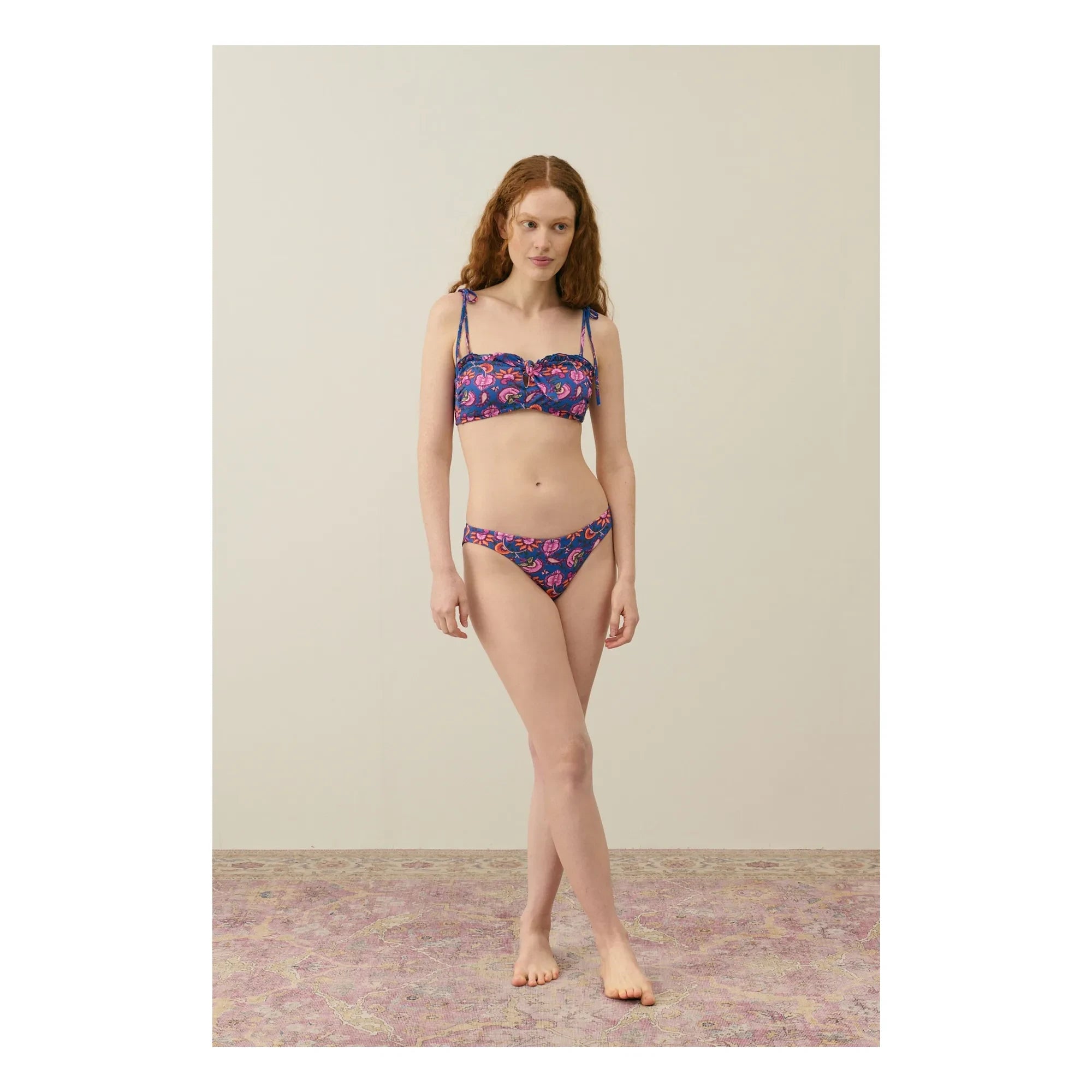 Louise Misha - Baby Recycled Fiber Swimsuit Top - Women's Collection | Dark Blue
