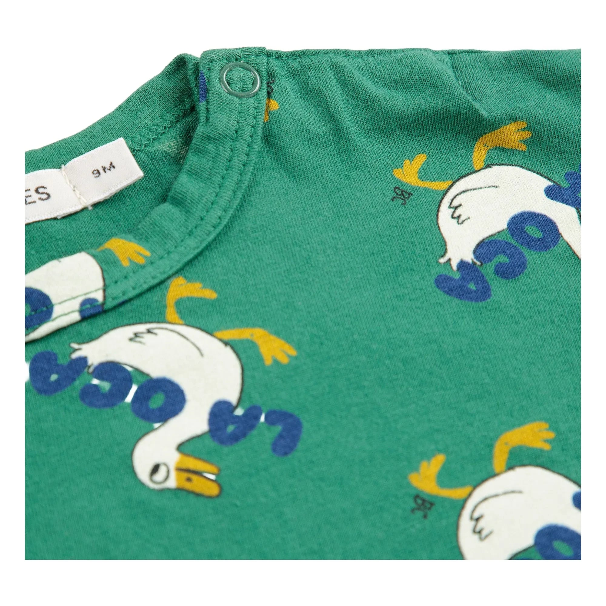 Bobo Choses - T-Shirt Enten aus Bio-Baumwolle | Grün