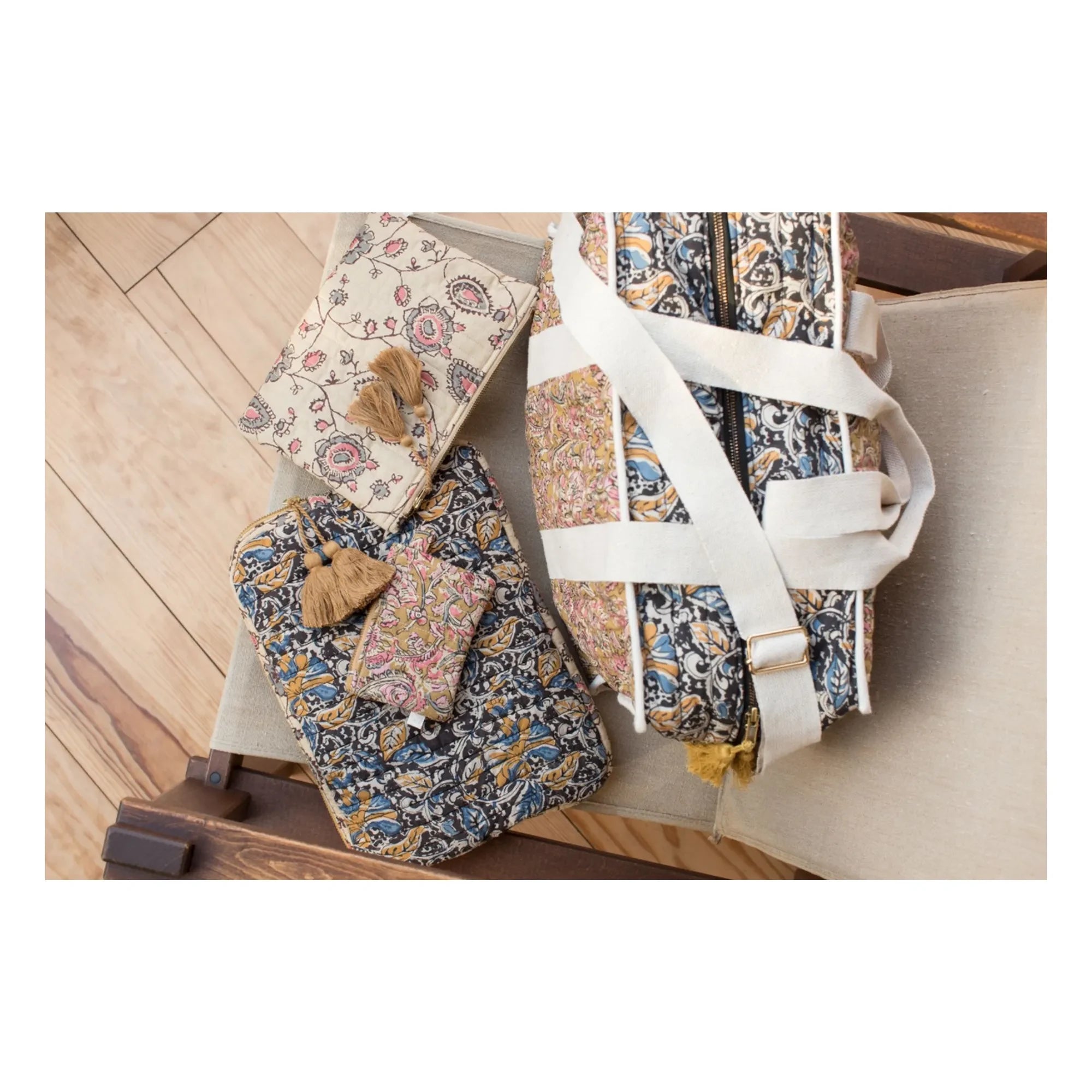 Louise Misha - Lilio 36-hour organic cotton bag | Mustard