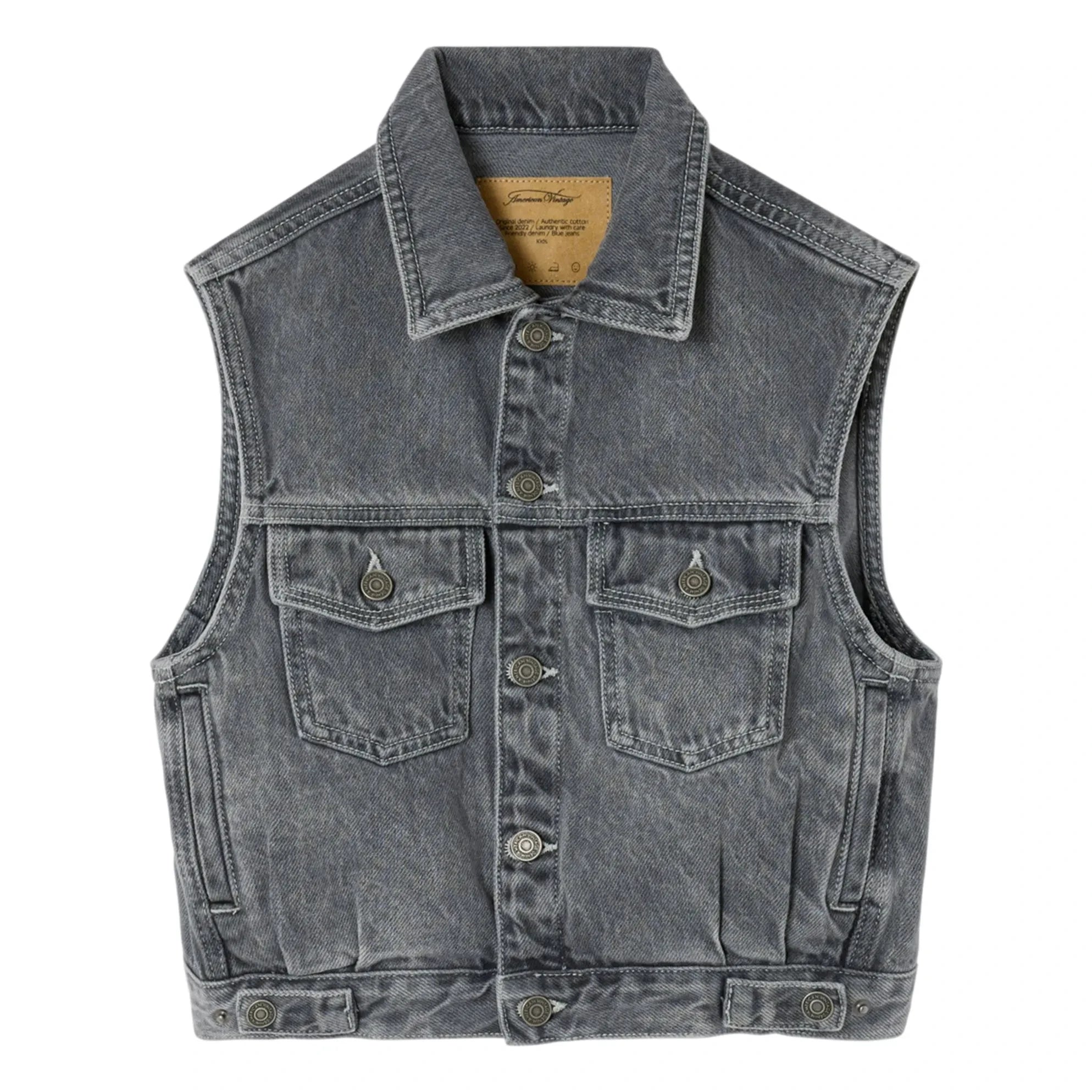 American Vintage - Yopday Kolsuz Kot Ceket | Gri
