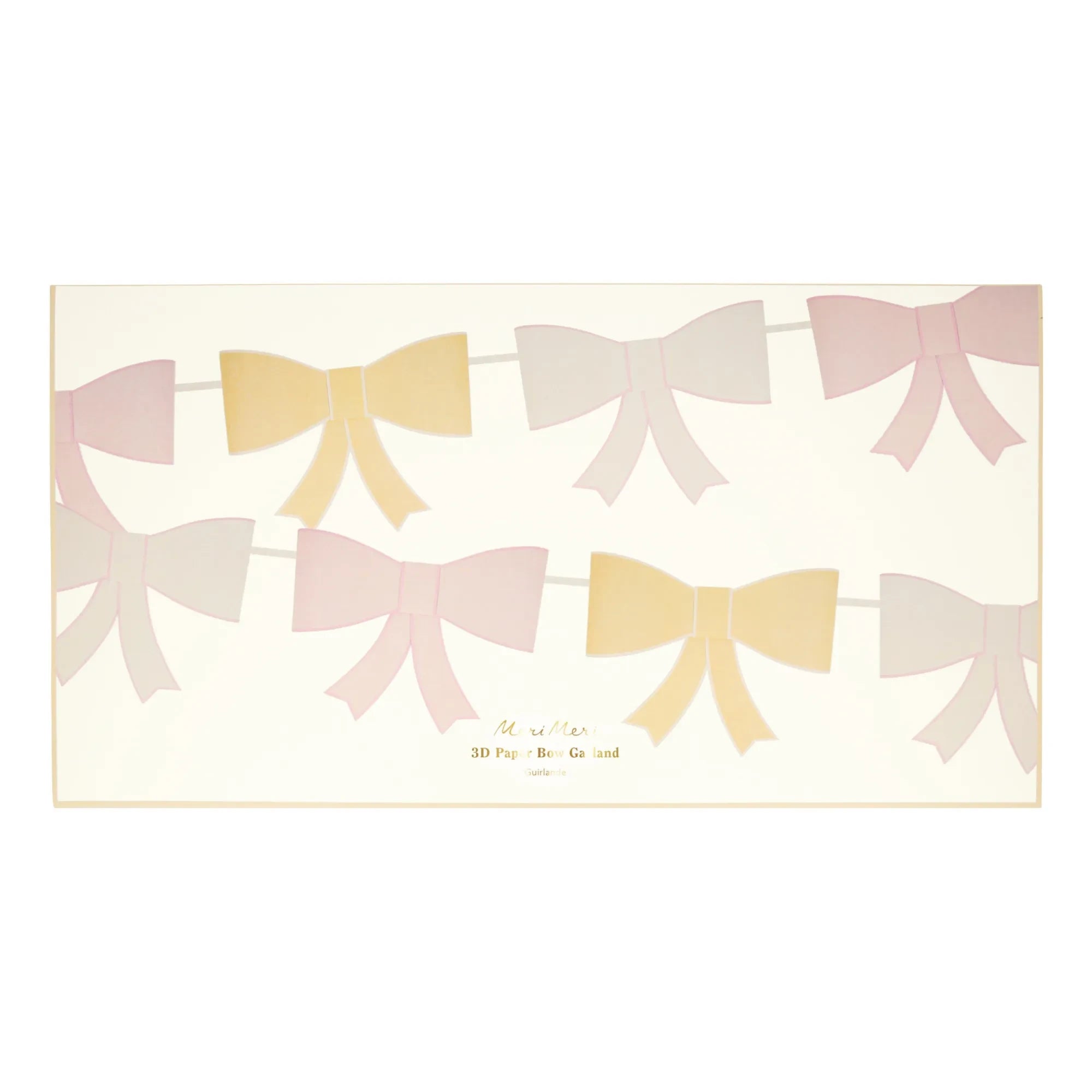 Meri Meri - Paper bow garland | Pastel