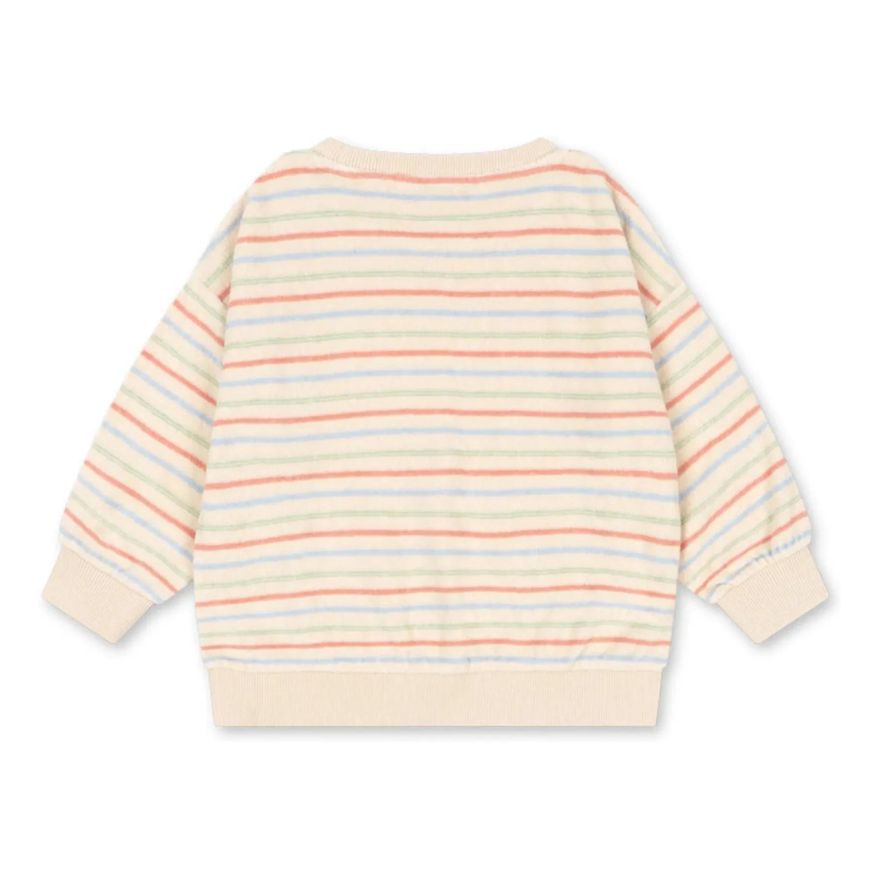 Konges Sløjd - Itty Striped Ribbed Sweatshirt Organic Cotton | Ecru