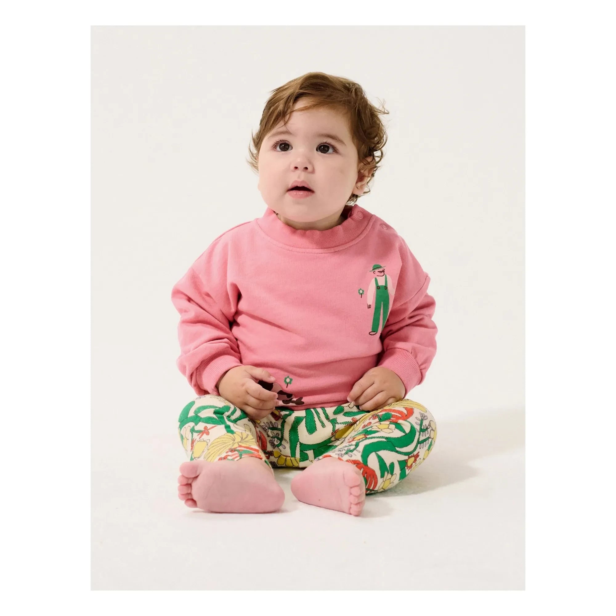 Bobo Choses - Organic Cotton Baby Tights | Ecru