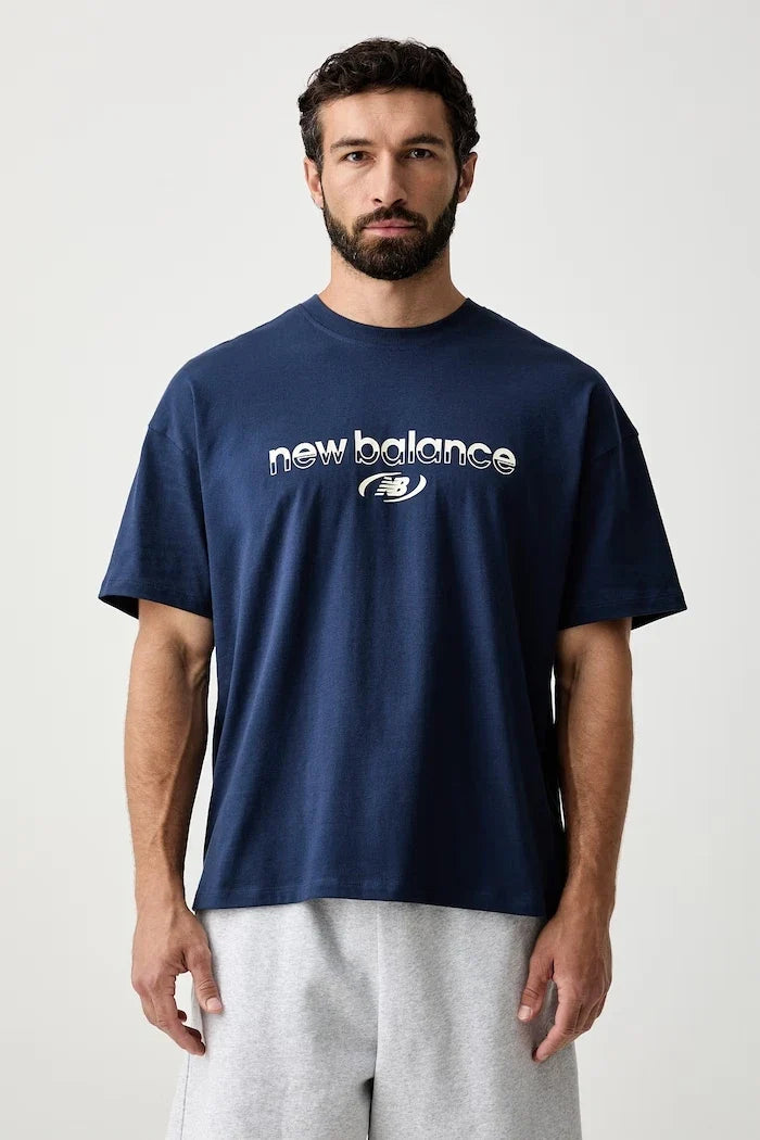 New Balance pamuklu erkek tişörtü