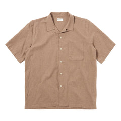 Universal Works - Chemise Road Sido Lin | Kahverengi
