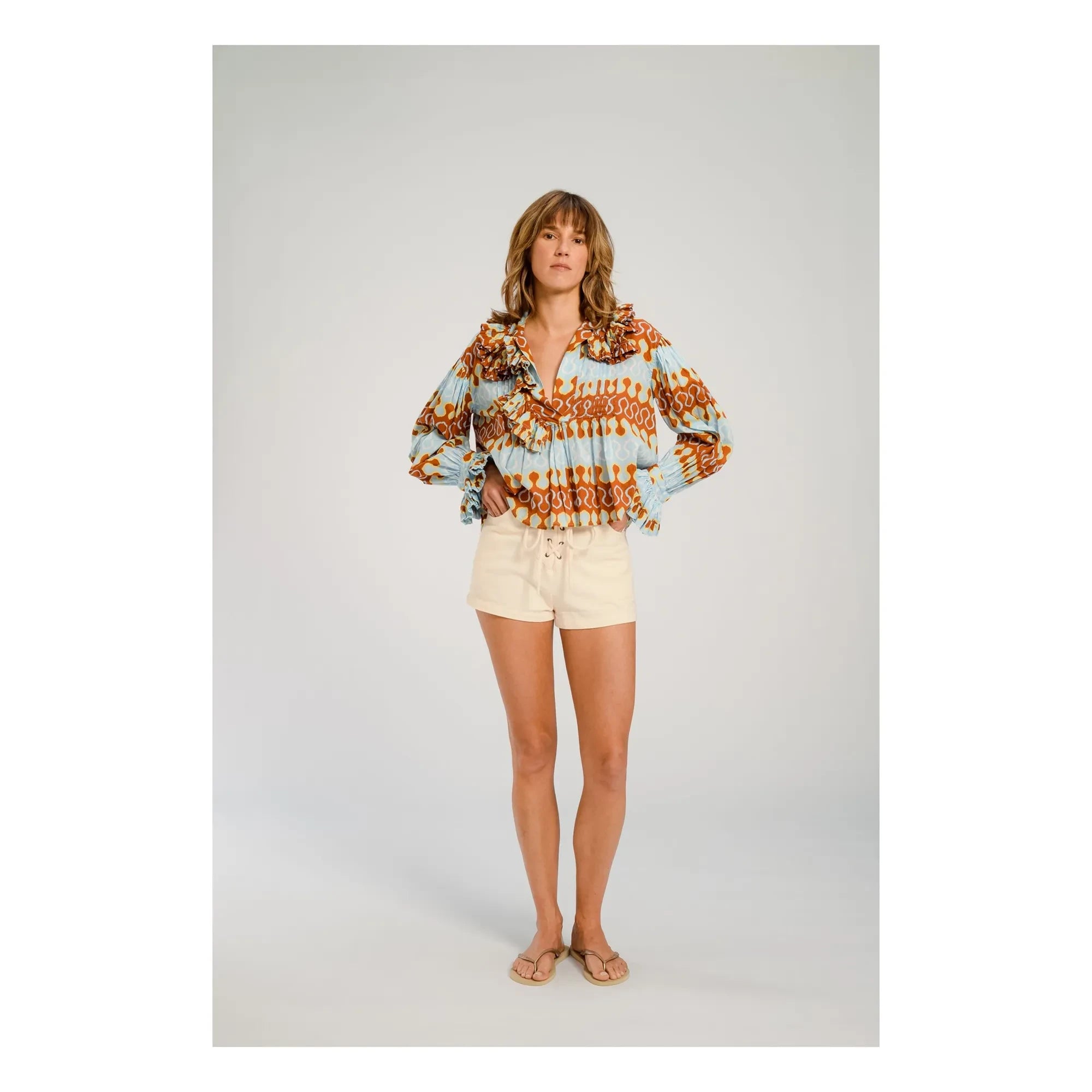 Virginie de Vinster - Rio Bluse | Beige
