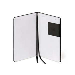 Legami - Dotted Notebook with Monochrome Soft Cover - Black Suit - My Defter