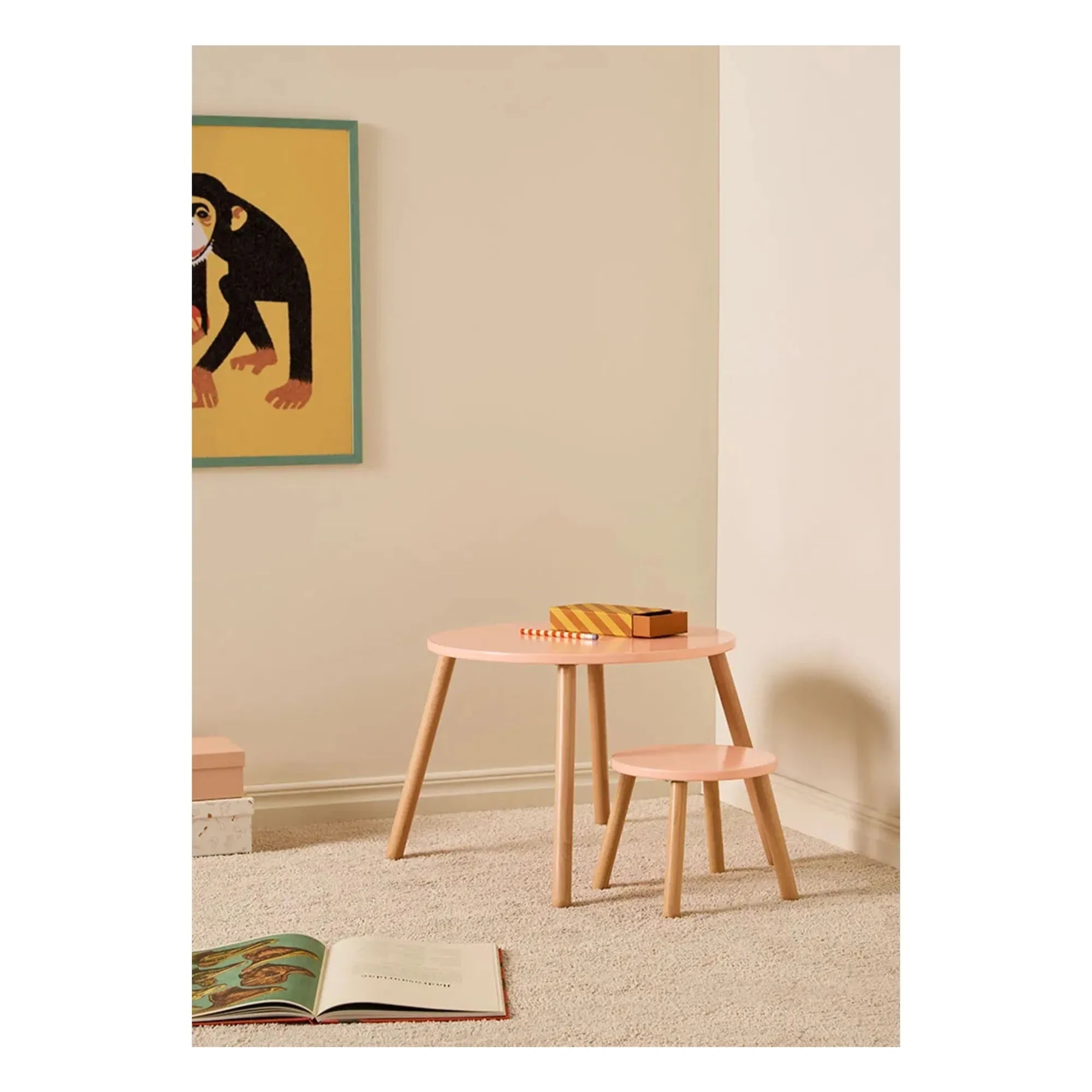 Kid's Concept - Masa ve tabure seti