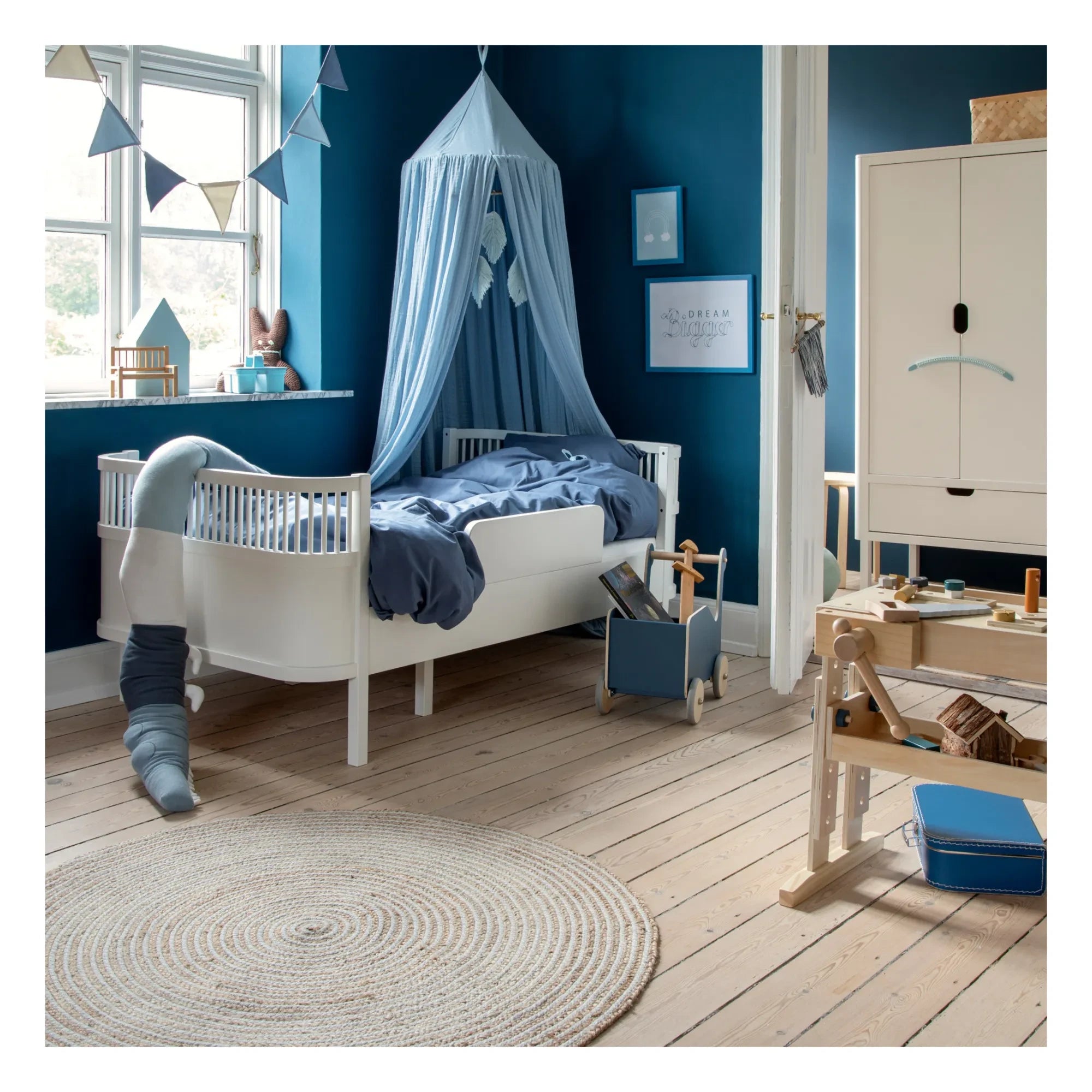 Sebra – Dekorative Girlanden | Blau