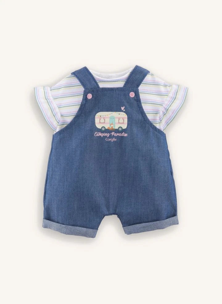 Corolle - "Little Explorer" Jumpsuit and T-Shirt | Denim