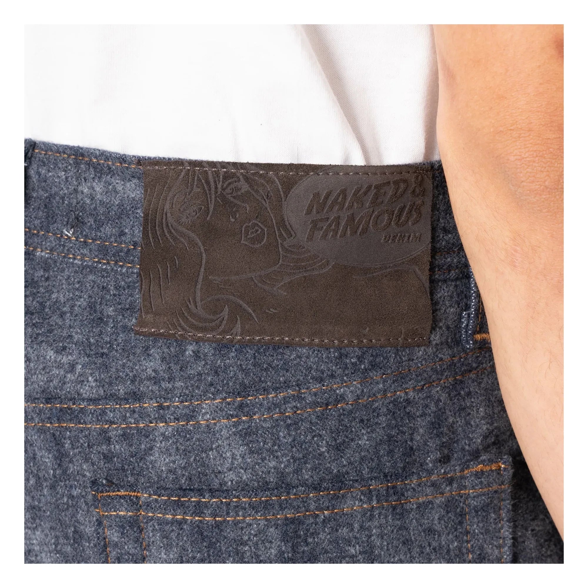 Naked & Famous - Jean Weird Guy Max Brush Selvedge | İndigo
