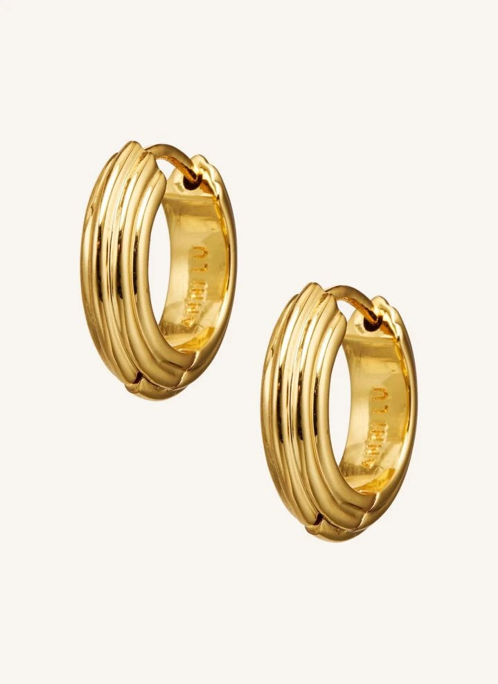 Anni Lu - Golden Deco Earring | Gold