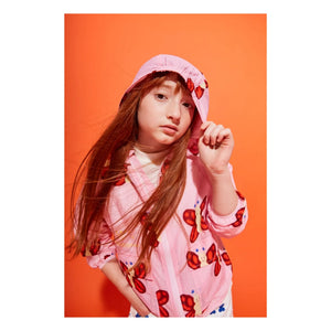 Wynken - Butterflies Waterproof Jacket | Pink